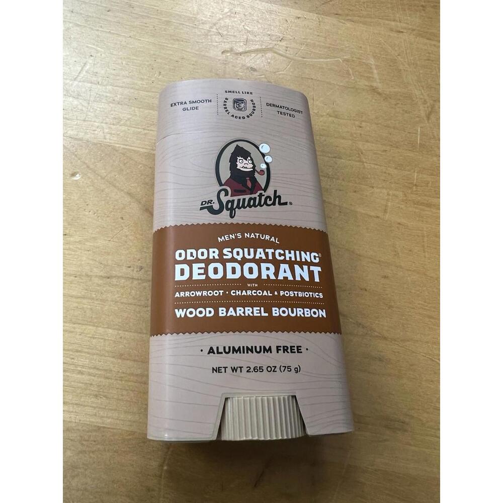 Dr. Squatch Wood Barrel Bourbon Deodorant 2.65 oz